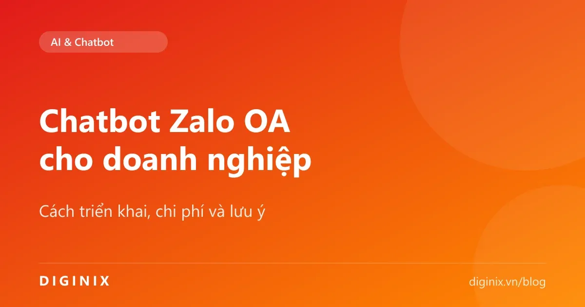 Minh họa chatbot Zalo OA tự động trả lời tin nhắn khách hàng cho doanh nghiệp